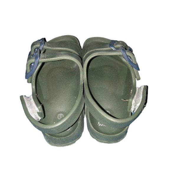 🎄Green Toddler Boys Stepping Stones Crocks Size 5🎄 - Picture 2 of 5
